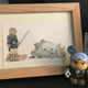 An original painting by Scott C and Disney Vinylmation.
